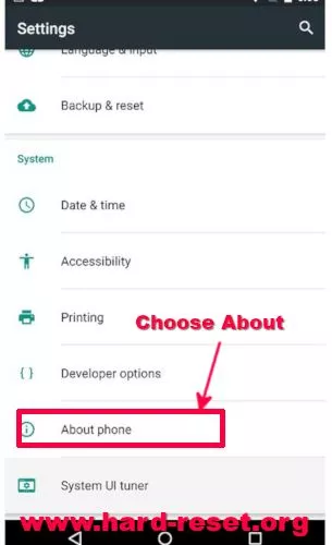 hard reset change rename android phone name