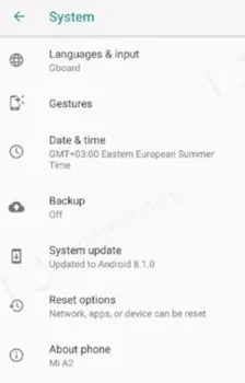 hard reset update xiaomi mi a2 android os