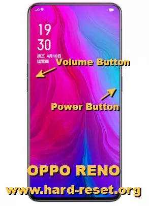 hard reset oppo reno (PCAM00 / PCAT00 / CPH1917)