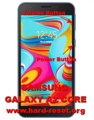 hard reset samsung galaxy a2 core SM-A260F SM-A260G
