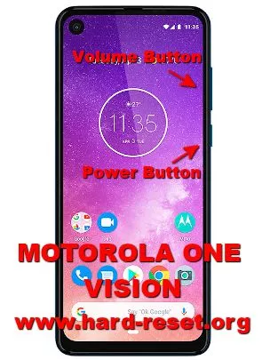 hard reset motorola moto one vision