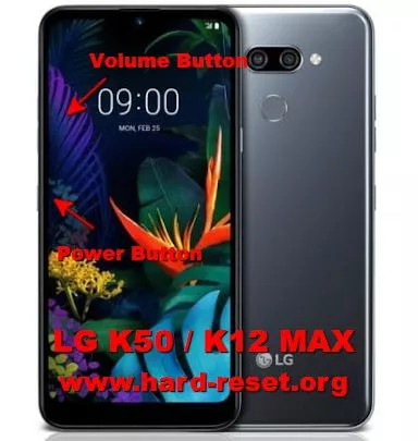 hard reset lg k50 / k12 max