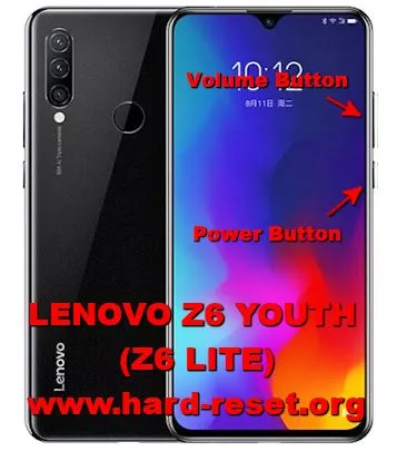 hard reset lenovo z6 youth / z6 lite