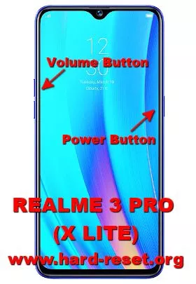 hard reset oppo realme 3 pro / realme x lite