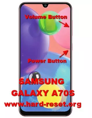 hard reset samsung galaxy a70s