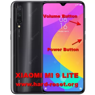 hard reset xiaomi mi 9 lite