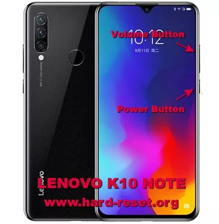 hard reset lenovo k10 note