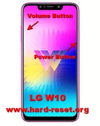 hard reset lg w10