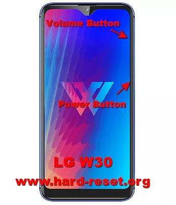 hard reset lg w30