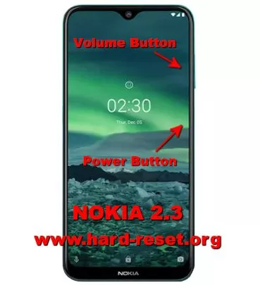 hard reset nokia 2.3