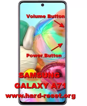 hard reset samsung galaxy a71