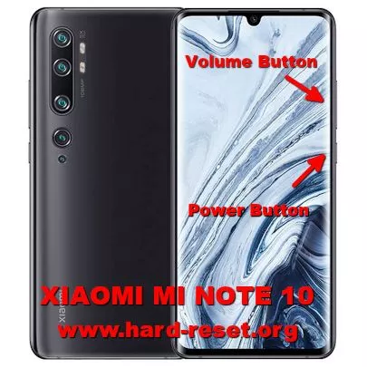 hard reset xiaomi mi note 10