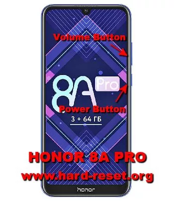 hard reset huawei honor 8a pro