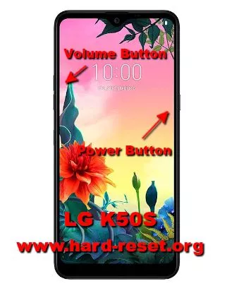 hard reset lg k50s (LMX540HM)