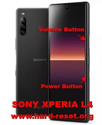 hard reset sony xperia l4
