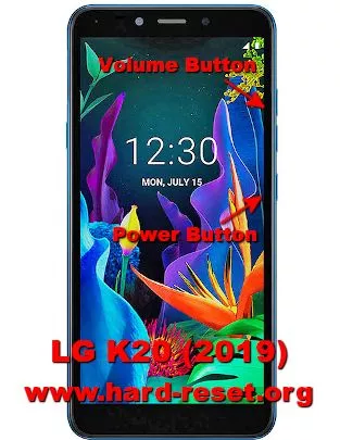 hard reset lg k20 2019