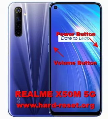 hard reset oppo realme x50m 5g
