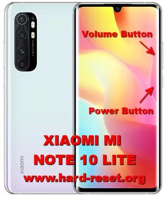hard reset xiaomi mi note10 lite