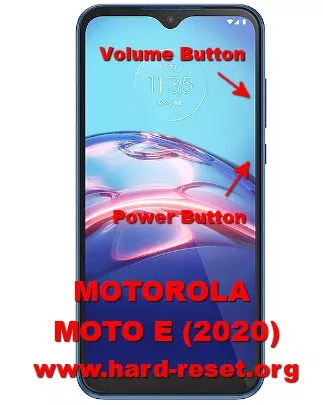 hard reset motorola moto e 2020