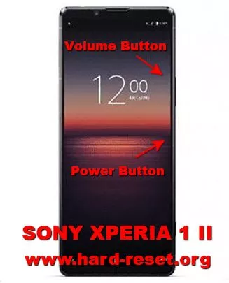 hard reset sony xperia 1 II (mark two)