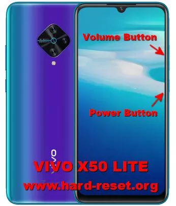 hard reset vivo x50 lite