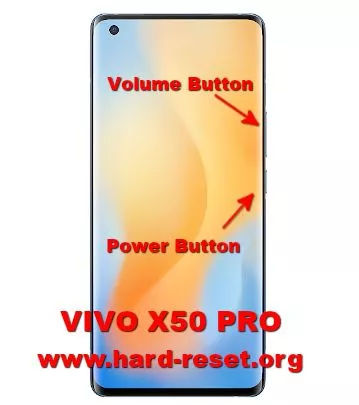 hard reset vivo x50 pro