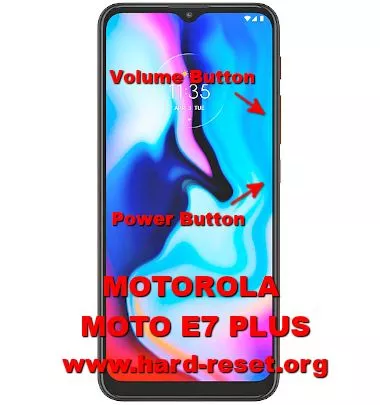 hard reset motorola moto e7 plus
