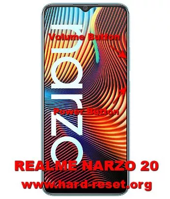 hard reset oppo realme narzo 20