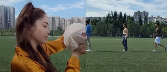 dual camera front and rear together at xiaomi mi note10 lite