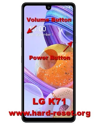 hard reset lg k71