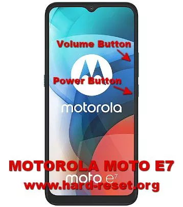 hard reset motorola moto e7
