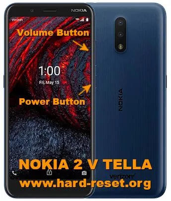 hard reset nokia 2 v tella