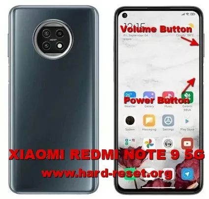 hard reset xiaomi redmi note 9 5g