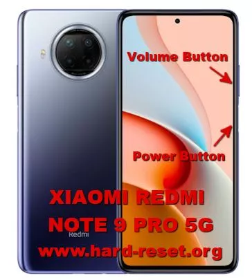 hard reset xiaomi redmi note 9 pro 5g