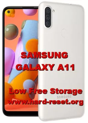 how to fix low free storage issues on samsung galaxy a11
