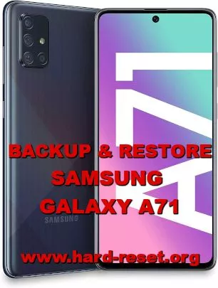 how to backup & restore data on samsung galaxy a71