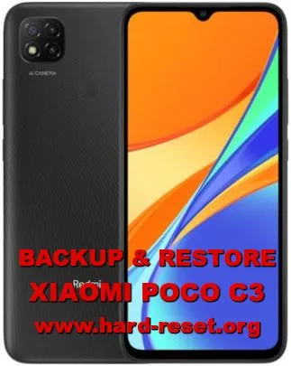 how backup & restore data on xiaomi poco c3
