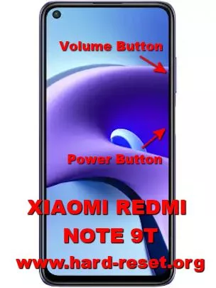 hard reset xiaomi redmi note 9t