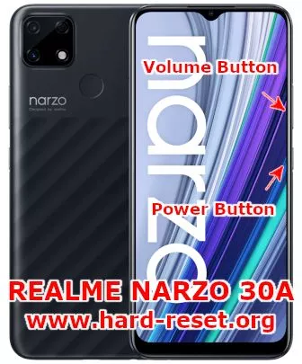 hard reset oppo realme narzo 30a