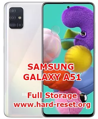 solutions to fix low free space on samsung galaxy a51