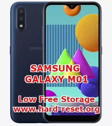 solution to fix low free storage on samsung galaxy m01