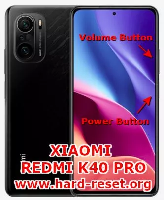 hard reset xiaomi redmi k40 pro