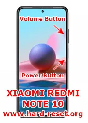 hard reset xiaomi redmi note 10