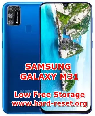 solution to fix insufficient memory on samsung galaxy m31