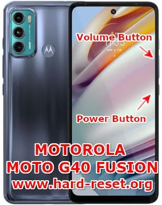 hard reset motorola moto g40 fusion