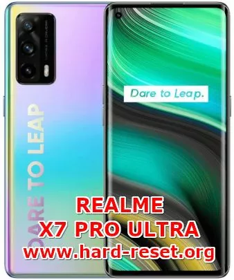 hard reset realme x7 pro ultra 5g
