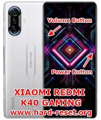 hard reset xiaomi redmi k40 gaming