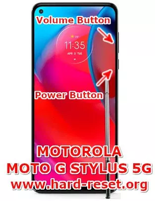 hard reset motorola moto g stylus 5g