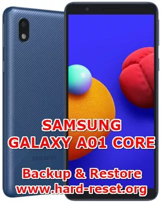 backup & restore data on samsung galaxy a01 core