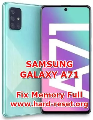 solution to fix low free storage on samsung galaxy a71